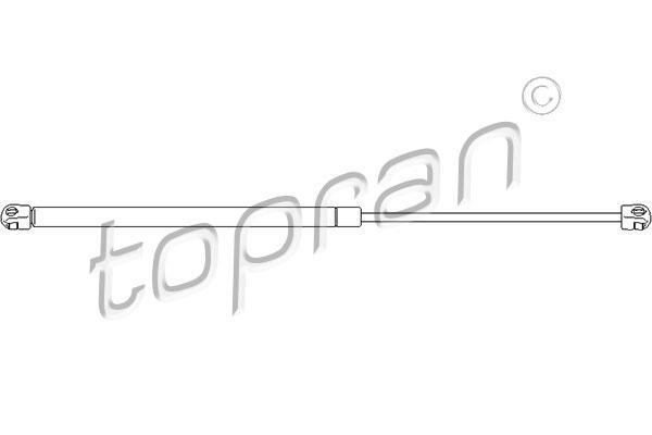 Topran 401 486 газовая пружина, крышка багажник на MERCEDES-BENZ M-CLASS (W163)