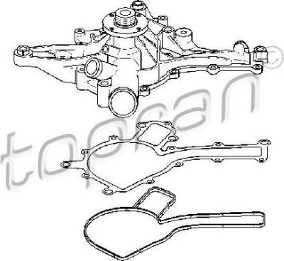 Topran 407 880 водяной насос на MERCEDES-BENZ S-CLASS (W220)