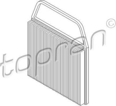 Topran 501 668 воздушный фильтр на SEAT CORDOBA (6L2)