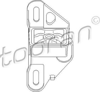 Topran 700 619 кронштейн, глушитель на RENAULT CLIO II (BB0/1/2_, CB0/1/2_)