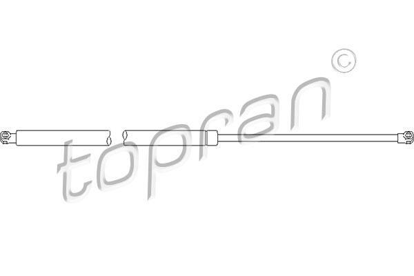 Topran 700 706 газовая пружина, крышка багажник на RENAULT KANGOO / GRAND KANGOO (KW0/1_)