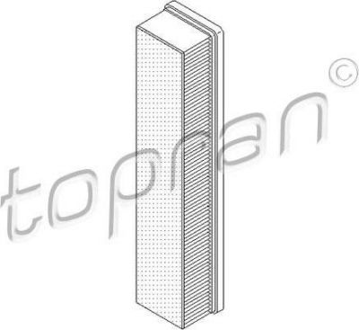Topran 700 730 воздушный фильтр на RENAULT TWINGO II (CN0_)
