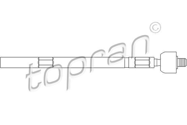 Topran 720 407 осевой шарнир, рулевая тяга на PEUGEOT 307 Break (3E)