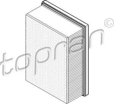 Topran 720 963 воздушный фильтр на PEUGEOT 307 Break (3E)