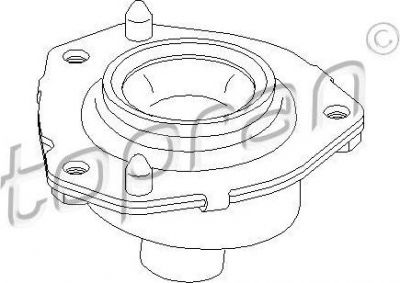 Topran 721 072 опора стойки амортизатора на PEUGEOT BOXER фургон (230L)