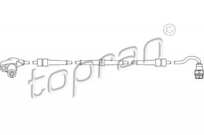 Topran 721 601 датчик, частота вращения колеса на PEUGEOT 406 (8B)