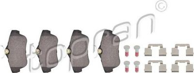 Topran 722 494 комплект тормозных колодок, дисковый тормоз на PEUGEOT EXPERT Tepee (VF3V_)