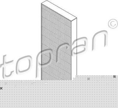 Topran 722 549 фильтр, воздух во внутренном пространстве на PEUGEOT 807 (E)