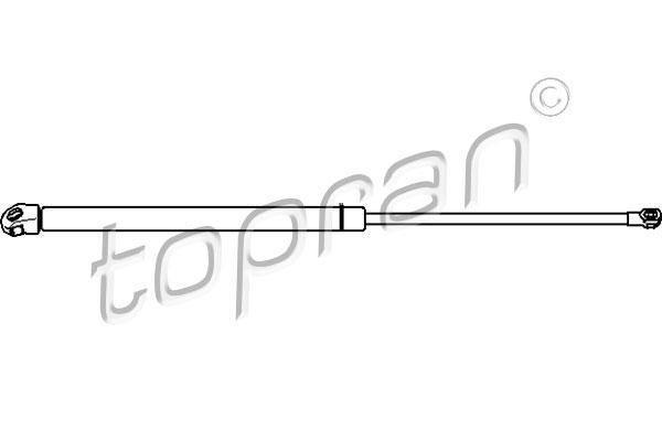 Topran 722 585 газовая пружина, крышка багажник на PEUGEOT 207 (WA_, WC_)