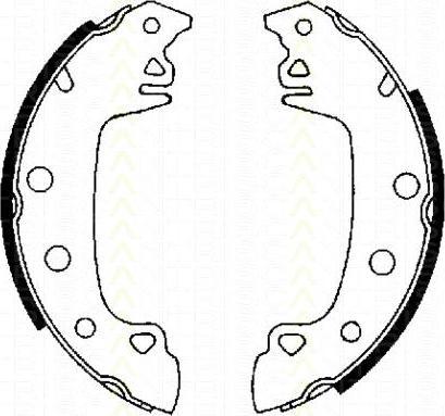 TRISCAN 8100 10230 комплект тормозных колодок на PEUGEOT 305 I Break (581D)