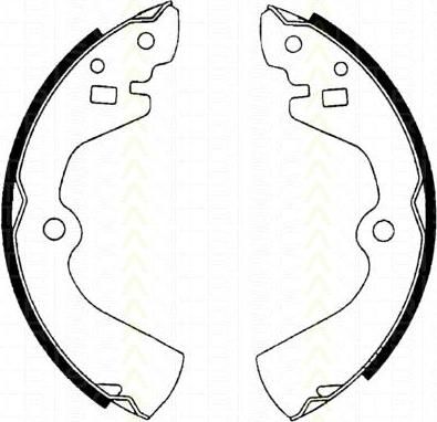 TRISCAN 8100 10464 комплект тормозных колодок на NISSAN BLUEBIRD Hatchback (T72, T12)