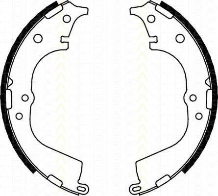 TRISCAN 8100 13591 комплект тормозных колодок на TOYOTA HILUX II пикап (LN8_, RN5_, LN6_, YN6_, YN5_, LN5_, RN6_)