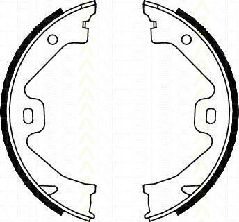 TRISCAN 8100 17011 комплект тормозных колодок, стояночная тормозная с на MG MG ZT- T