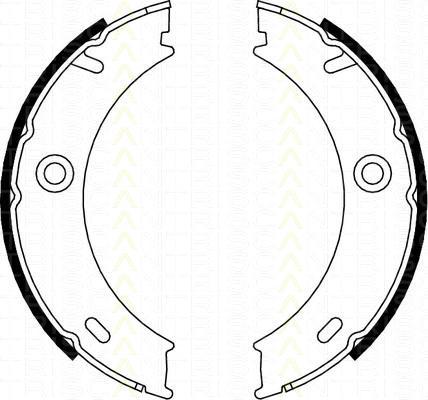 TRISCAN 8100 23025 комплект тормозных колодок, стояночная тормозная с на VW LT 28-46 II фургон (2DA, 2DD, 2DH)