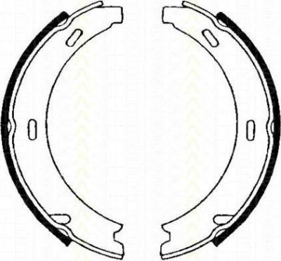 TRISCAN 8100 23552 комплект тормозных колодок, стояночная тормозная с на MERCEDES-BENZ S-CLASS (W140)