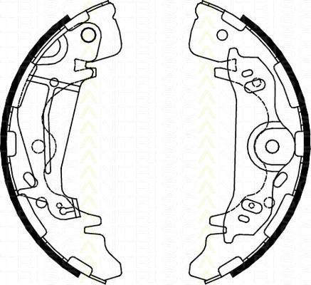 TRISCAN 8100 43017 комплект тормозных колодок на HYUNDAI H-1 Cargo (TQ)