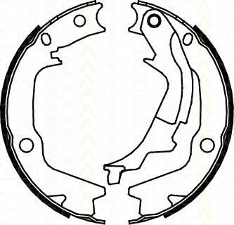 TRISCAN 8100 43022 комплект тормозных колодок, стояночная тормозная с на HYUNDAI XG (XG)