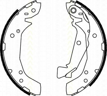 TRISCAN 8100 43025 комплект тормозных колодок на HYUNDAI SONATA IV (EF)