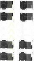 TRISCAN 8105 101522 комплектующие, колодки дискового тормоза на MAZDA E-SERIE фургон (SR2)