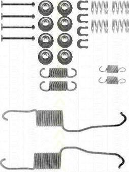 TRISCAN 8105 102573 комплектующие, тормозная колодка на TOYOTA PICNIC (_XM10)