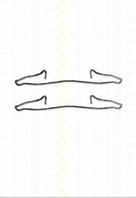 TRISCAN 8105 161519 комплектующие, колодки дискового тормоза на FORD SIERRA (GBG, GB4)