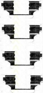 TRISCAN 8105 281594 комплектующие, колодки дискового тормоза на PEUGEOT 407 SW (6E_)