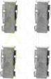 TRISCAN 8105 411605 комплектующие, колодки дискового тормоза на DAIHATSU CHARADE III (G100, G101, G102)