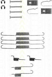 TRISCAN 8105 502501 комплектующие, тормозная колодка на KIA RIO универсал (DC)