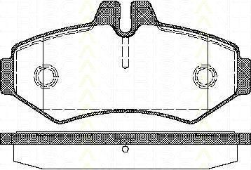 TRISCAN 8110 10515 комплект тормозных колодок, дисковый тормоз на MERCEDES-BENZ G-CLASS (W463)