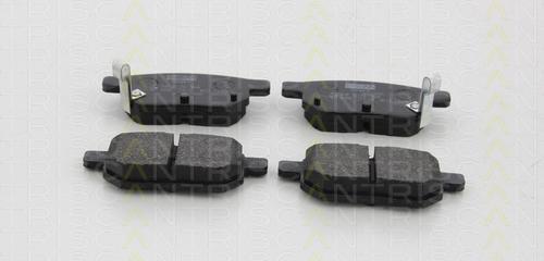 TRISCAN 8110 13078 комплект тормозных колодок, дисковый тормоз на TOYOTA COROLLA седан (E15_)