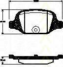 TRISCAN 8110 15038 комплект тормозных колодок, дисковый тормоз на FIAT DOBLO Cargo (223)