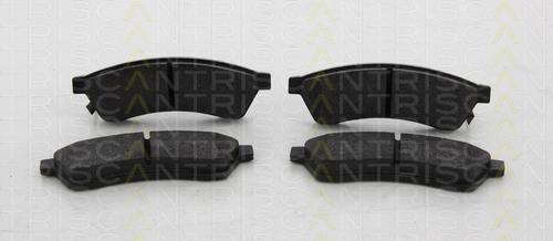 TRISCAN 8110 21012 комплект тормозных колодок, дисковый тормоз на CHEVROLET EPICA (KL1_)