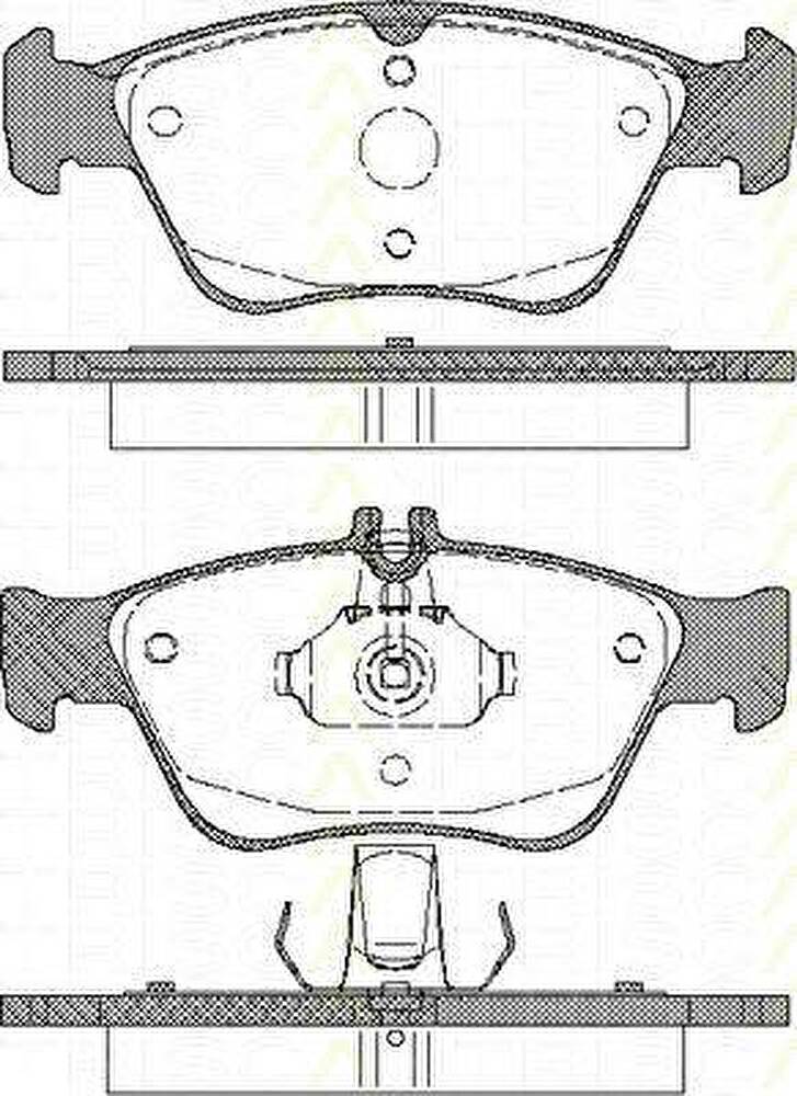 TRISCAN 8110 23013 комплект тормозных колодок, дисковый тормоз на MERCEDES-BENZ C-CLASS универсал (S202)