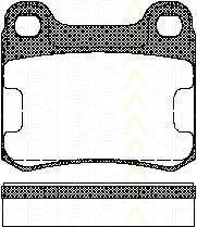 TRISCAN 8110 23115 комплект тормозных колодок, дисковый тормоз на MERCEDES-BENZ 190 (W201)