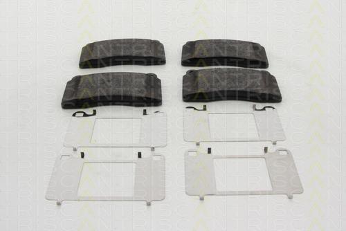 TRISCAN 8110 27013 комплект тормозных колодок, дисковый тормоз на VOLVO V70 II (SW)