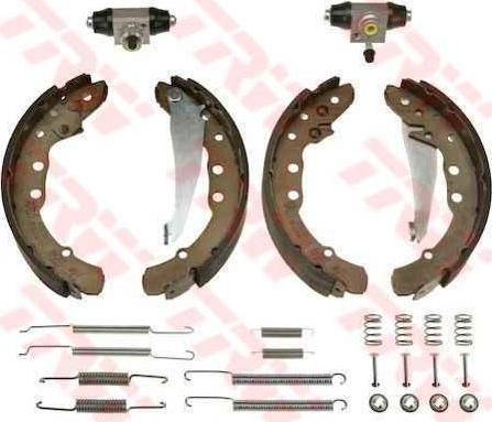 TRW BK1513 комплект тормозных колодок на AUDI 100 Avant (44, 44Q, C3)