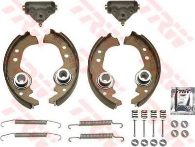 TRW BK1721 комплект тормозных колодок на FIAT PANDA (141A_)