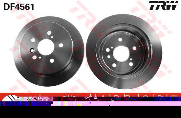 TRW DF4561 Диск тормозной зад. TOYOTA Avensis/Previa 2,0/2,4L 00-> (290x12mm) (4243128090)