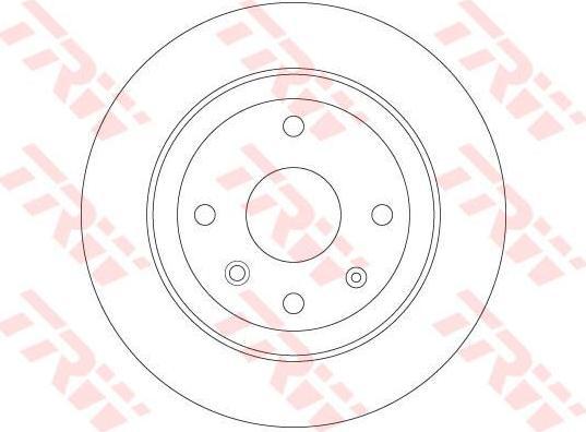 TRW DF6360 Диск тормозной CHEVROLET: EPICA 2.0/2.0 D/2.5 05-