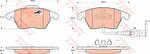 TRW GDB1550 Колодки передние AD VW SEAT SKODA PA 03->06 (5K0698151)
