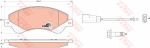 TRW GDB1723 Колодки передние FORD Transit 2.2-2.4 2006-> (1560023)