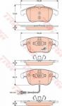 TRW GDB1762 Колодки передние VW Tiguan (5N0698151)
