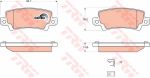 TRW GDB3289 Колодки задние TOYOTA Cor 1.4-1.8 00-> (446602070)