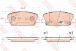 TRW GDB3582 колодки торм.пер. Hyundai i30/Kia Ceed 13-