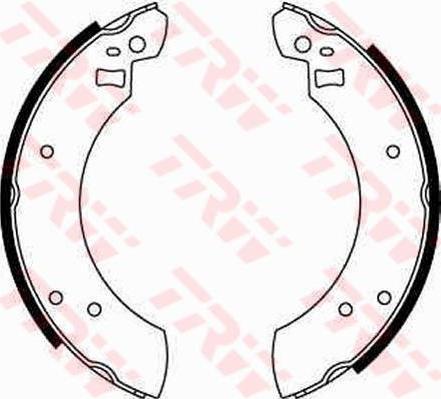 TRW GS6125 комплект тормозных колодок на NISSAN PRAIRIE (M10, NM10)