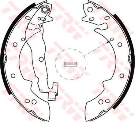 TRW GS8177 комплект тормозных колодок на PEUGEOT 305 I Break (581D)