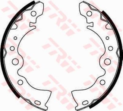 TRW GS8246 Колодки тормозные бараб. NISSAN PRAIRIE 84-87 (4406004A25)