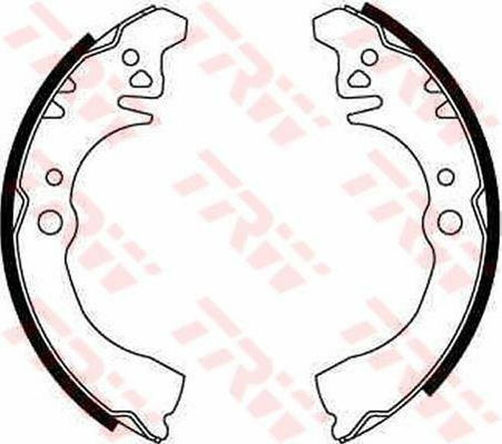 TRW GS8281 Колодки тормозные барабанные, комплект