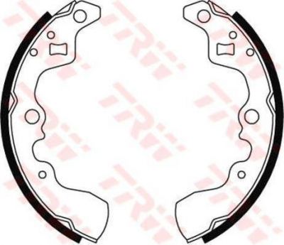 TRW GS8448 комплект тормозных колодок на SUZUKI SWIFT I (AA)