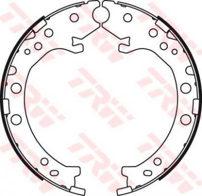 TRW GS8789 Колодки тормозные барабанные HONDA CR-V III 2.0 I-VTEC, 2.2 I-CTDI 01/07- (43053SWW000)